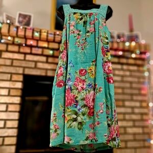 EUC April Cornell Sleeveless Dress M